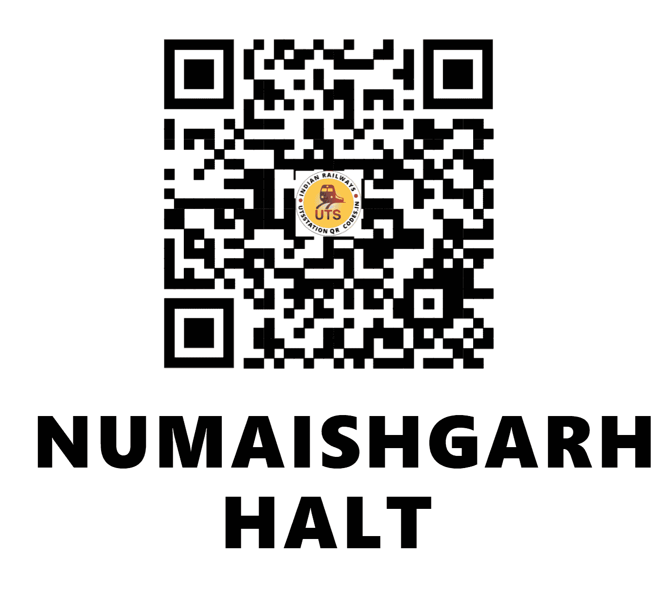 UTS QR Code for NUMAISHGARH HALT - NMUE - NR (UTTAR PRADESH)